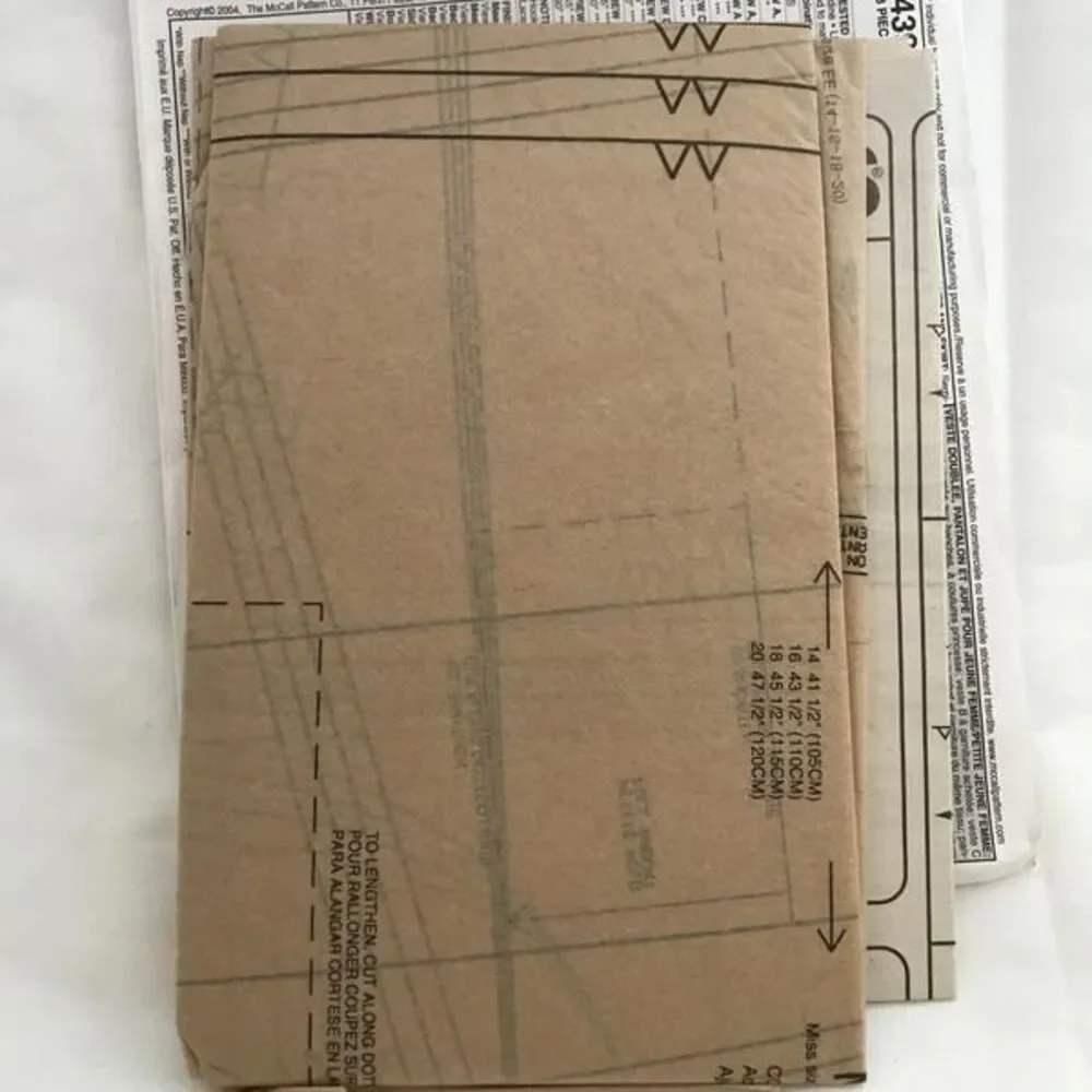 #M4391 McCalls Jacket pants skirt seperates sewing pattern 14-20
